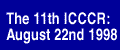 11th ICCCR Aug22